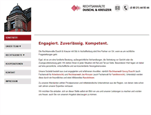 Tablet Screenshot of duschl-kreuzer.de